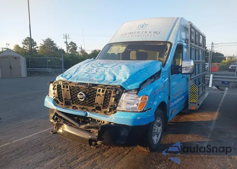 2021 Nissan Nv Cargo Nv2500 Hd Sv High Roof V8 z USA, uszkodzony, nr VIN 1N6AF0LY2MN808229